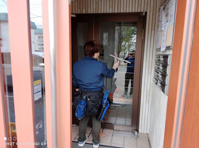 札幌市豊平区マンション日常清掃２